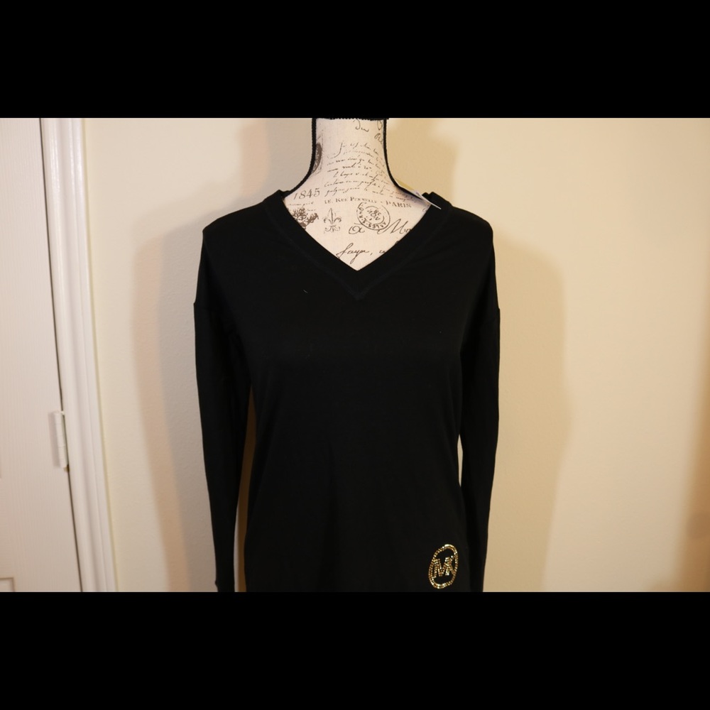 New with tags Michael Kors v neck long sweater XS